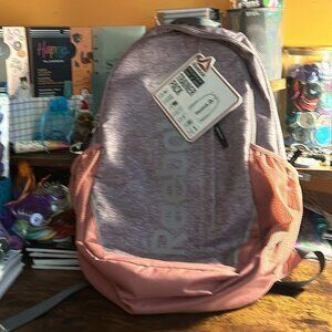 Reebok Trainer Backpack, Beige Space Dye - NEW W/Tag